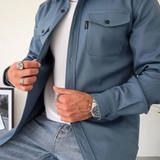 Ανδρικό Overshirt με Κουμπιά και Τσέπες Στήθους
