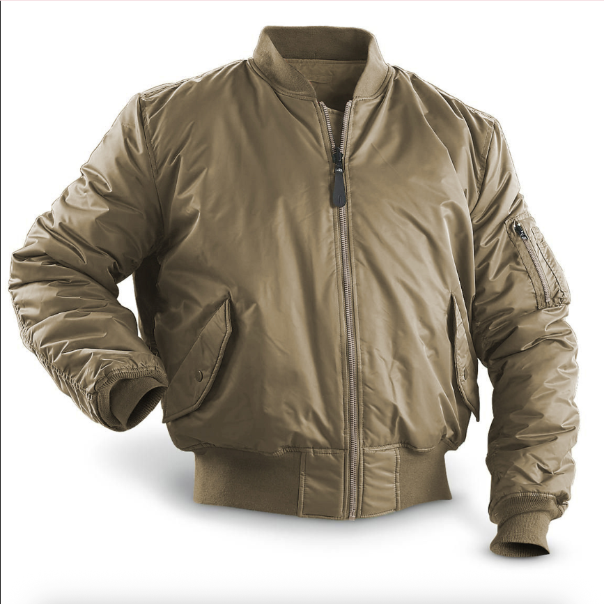 Ανδρικό Καπιτονέ Bomber Jacket με Επένδυση και Τσέπες