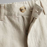 Ανδρικό Σετ από Λινό με Χαλαρή Εφαρμογή