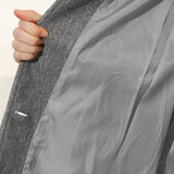 Γυναικείο Χειμερινό Trench Coat Μονόστρωτου Κουμπώματος